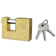 RECTANGULAR BRASS PADLOCK product