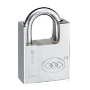 SQUARE TYPE HALF SHACKLE PROTECTED IRON PADLOCK product