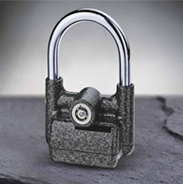 PLASTIC PLATED ALARM LOCK product